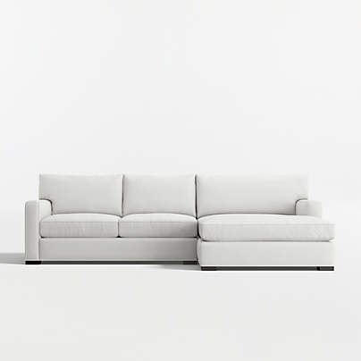 Axis 2-Piece Sectional Sofa with Extra Wide Chaise Lounge