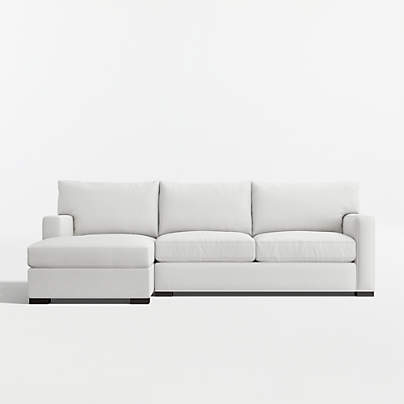 Axis 2-Piece Sectional Sofa with Storage Chaise Lounge