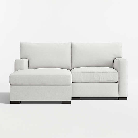 Axis 2-Piece Small Space Sectional Sofa with Storage Chaise Lounge