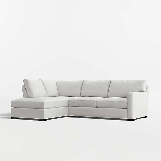 Axis 2-Piece L-Shaped Sectional Sofa with Corner Bumper