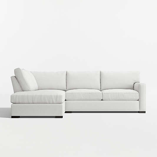 Axis 2-Piece L-Shaped Sectional Sofa with Corner Bumper