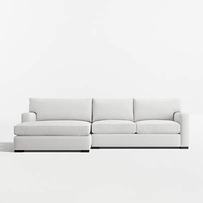 Axis 2-Piece Sectional Sofa with Extra Wide Chaise Lounge
