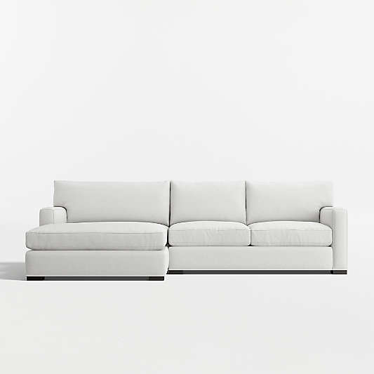 Axis 2-Piece Sectional Sofa with Extra Wide Chaise Lounge