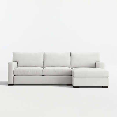 Axis 2-Piece Sectional Sofa with Storage Chaise Lounge