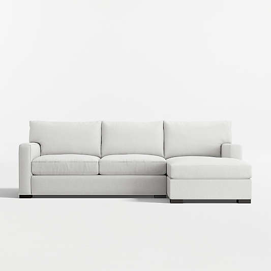 Axis 2-Piece Sectional Sofa with Storage Chaise Lounge