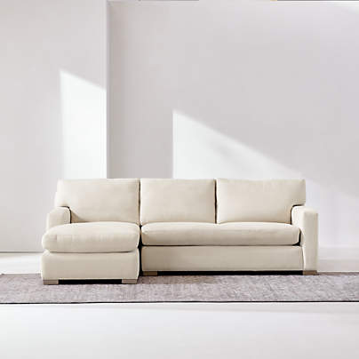 Axis 2-Piece Bench Sectional Sofa with Chaise Lounge