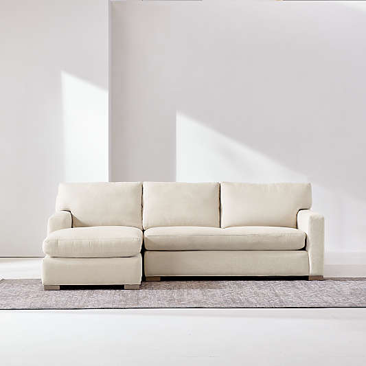 Axis 2-Piece Bench Sectional Sofa with Chaise Lounge