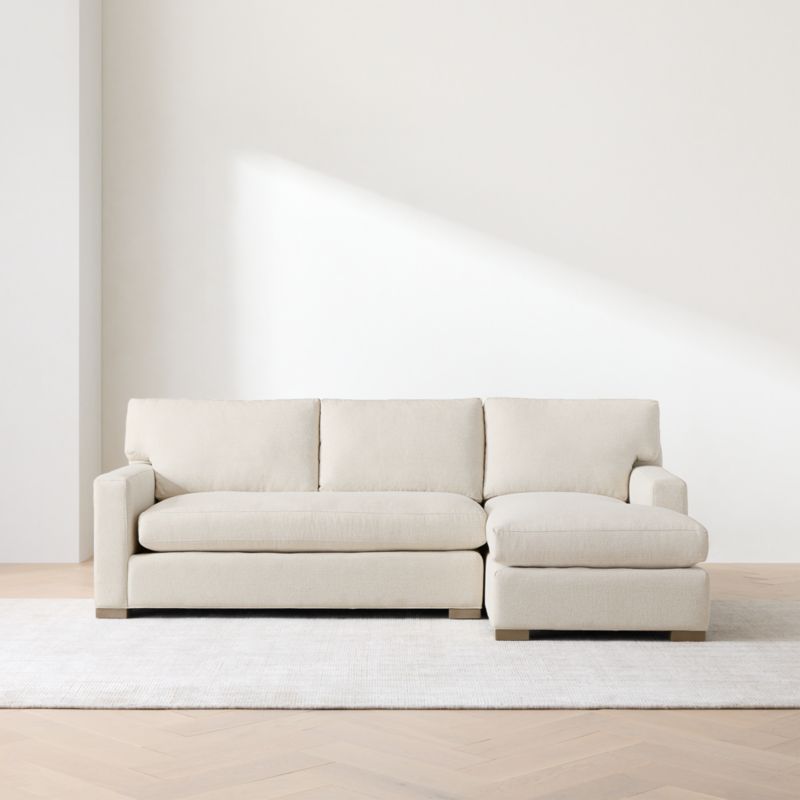 Axis 2-Piece Bench Sectional Sofa with Chaise Lounge - image 3 of 15