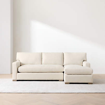 Axis 2-Piece Bench Sectional Sofa with Chaise Lounge