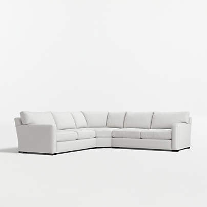 Axis 3-Piece L-Shaped Wedge Sectional Sofa