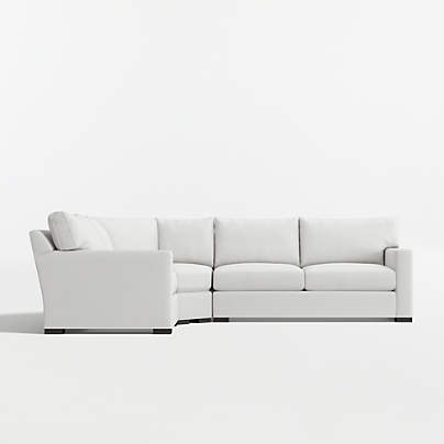 Axis 3-Piece L-Shaped Wedge Sectional Sofa