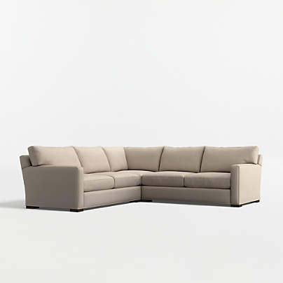 Axis 3-Piece L-Shaped Sectional Sofa