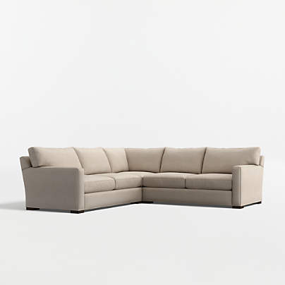 Axis 3-Piece L-Shaped Sectional Sofa