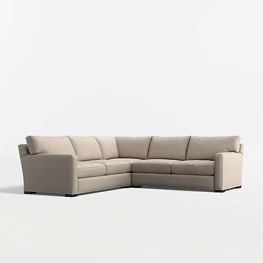 Axis 3-Piece L-Shaped Sectional Sofa