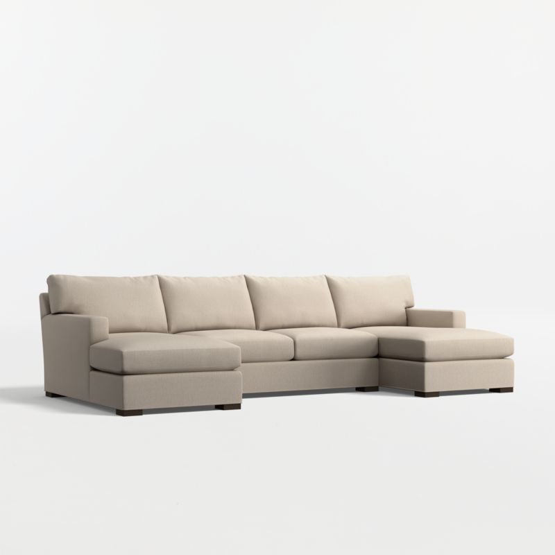 Axis 3-Piece U-Shaped Sectional Sofa with Double Chaise Lounge - image 9 of 13
