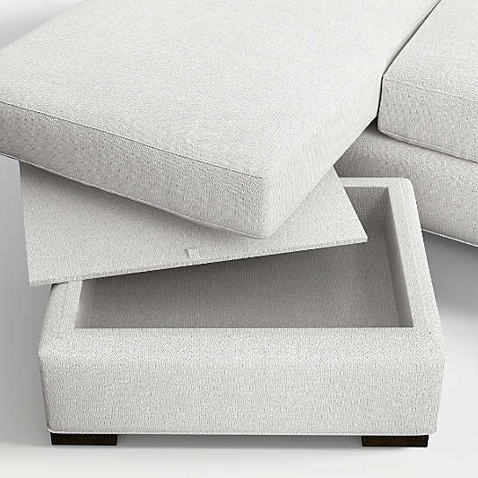 Axis 88" Reversible Storage Chaise Lounge Sectional Sofa