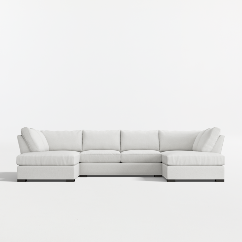 Axis 3-Piece U-Shaped Sectional Sofa with Double Corner Bumper - image 0 of 12