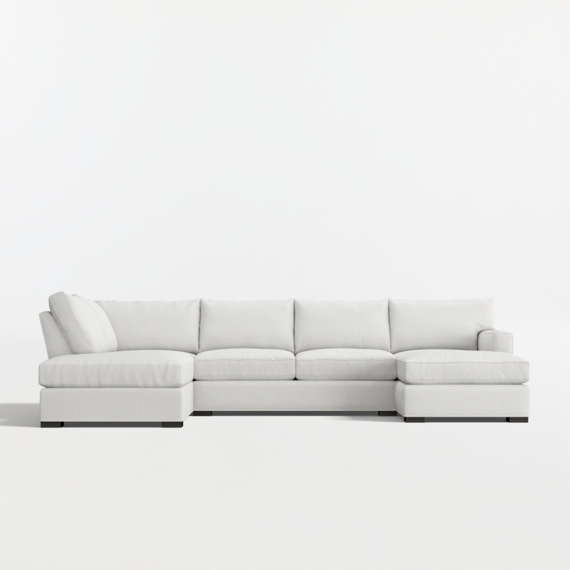 Axis 3-Piece U-Shaped Sectional Sofa with Left-Arm Corner Bumper - image 0 of 13