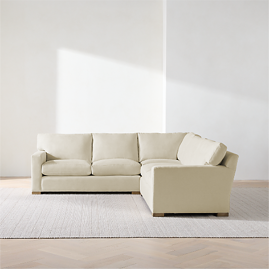 Axis 3-Piece L-Shaped Sectional Sofa