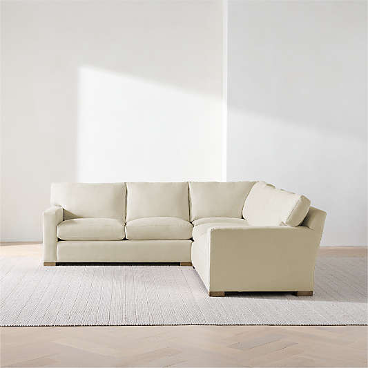 Axis 3-Piece L-Shaped Sectional Sofa