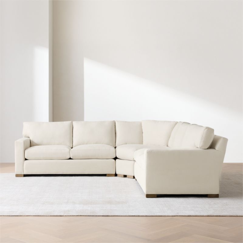 Axis 3-Piece L-Shaped Wedge Sectional Sofa - image 3 of 15