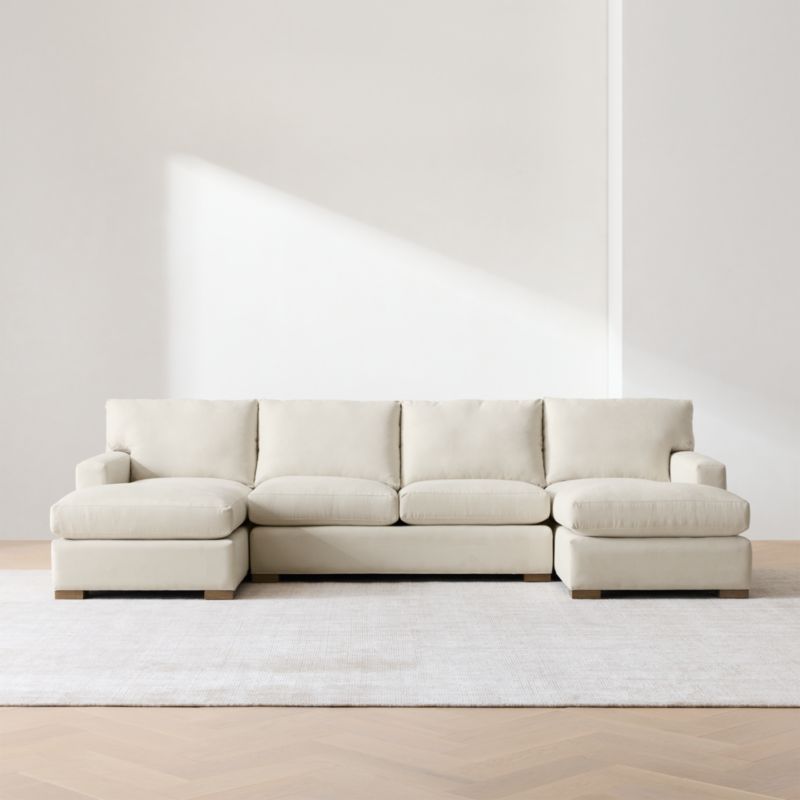 Axis 3-Piece U-Shaped Sectional Sofa with Double Chaise Lounge - image 3 of 16