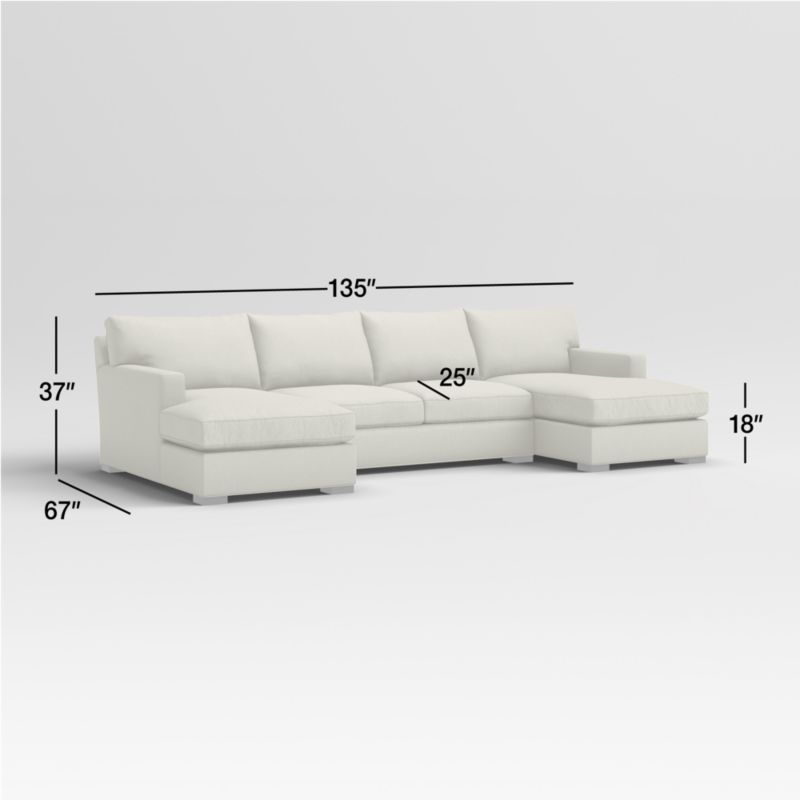 View Axis 3-Piece Sectional Sofa - image 2 of 6