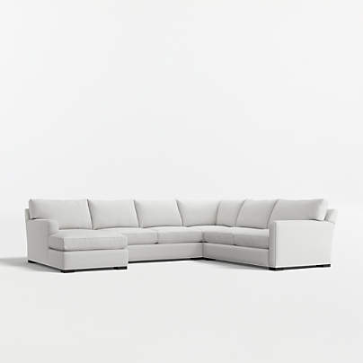 Axis 4-Piece L-Shaped Sectional Sofa with Chaise Lounge