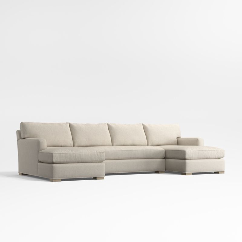 Axis Bench 3-Piece Double-Chaise Sectional Sofa - image 3 of 7