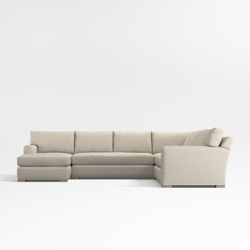 Axis Bench 4-Piece Corner Sectional Sofa with Chaise Lounge - image 2 of 6