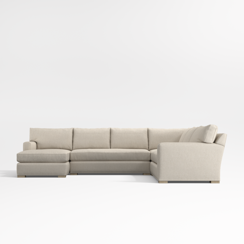 Axis 4-Piece L-Shaped Bench Sectional Sofa with Chaise Lounge - image 11 of 12