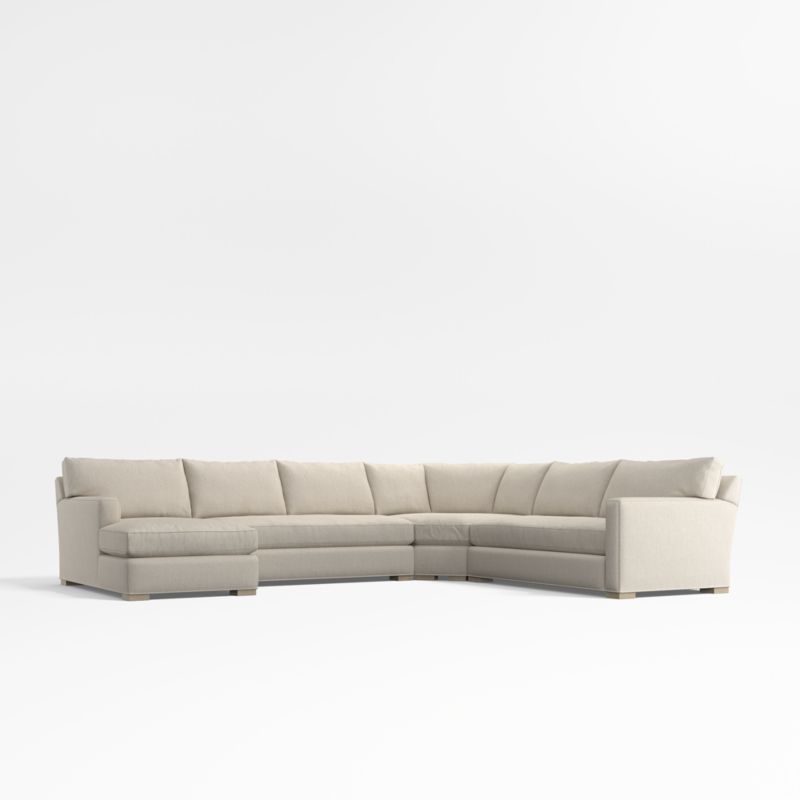 Axis Bench 4-Piece Wedge Sectional Sofa with Chaise Lounge - image 0 of 6