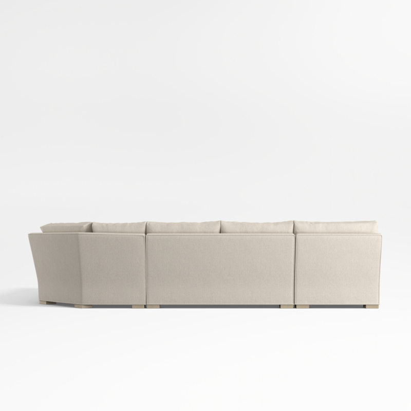 Axis 4-Piece L-Shaped Wedge Bench Sectional Sofa with Chaise Lounge - image 13 of 12