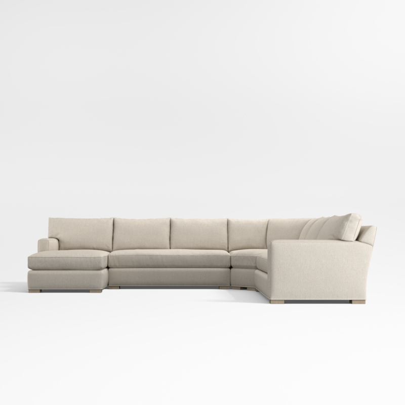Axis 4-Piece L-Shaped Wedge Bench Sectional Sofa with Chaise Lounge - image 11 of 12