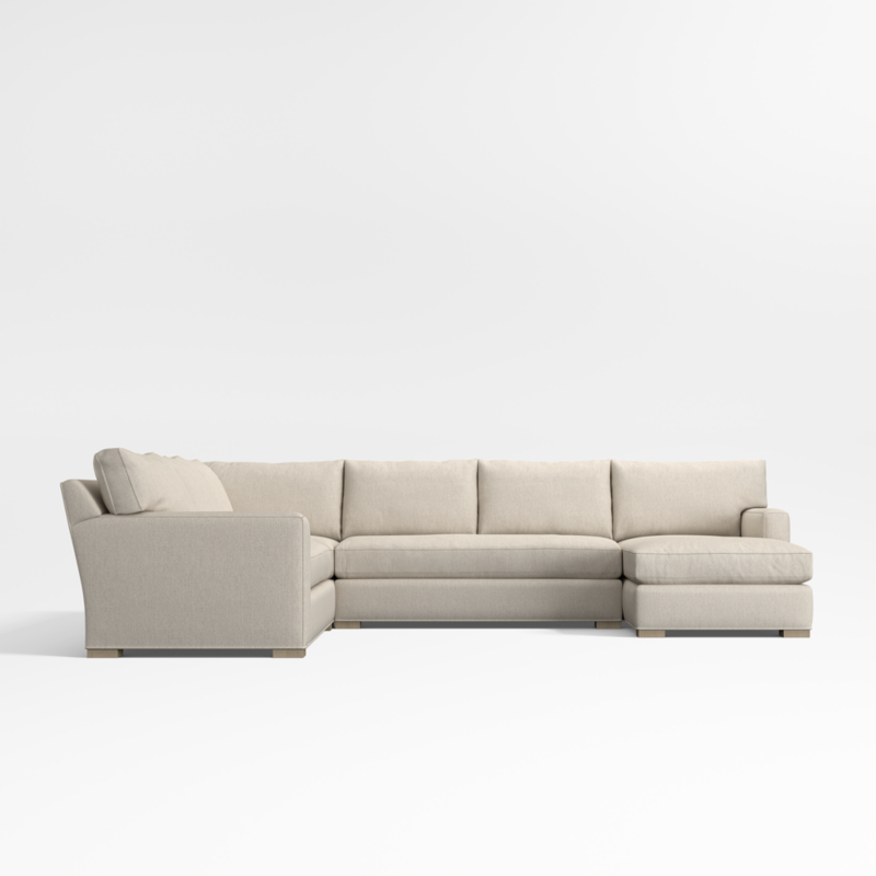 Axis 4-Piece L-Shaped Bench Sectional Sofa with Chaise Lounge - image 11 of 12