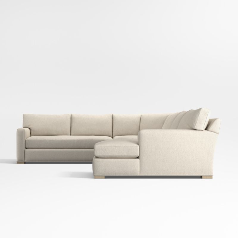 Axis Bench 4-Piece Wedge Sectional Sofa with Chaise Lounge - image 4 of 6