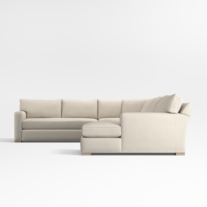 Axis 4-Piece L-Shaped Wedge Bench Sectional Sofa with Chaise Lounge - image 13 of 12