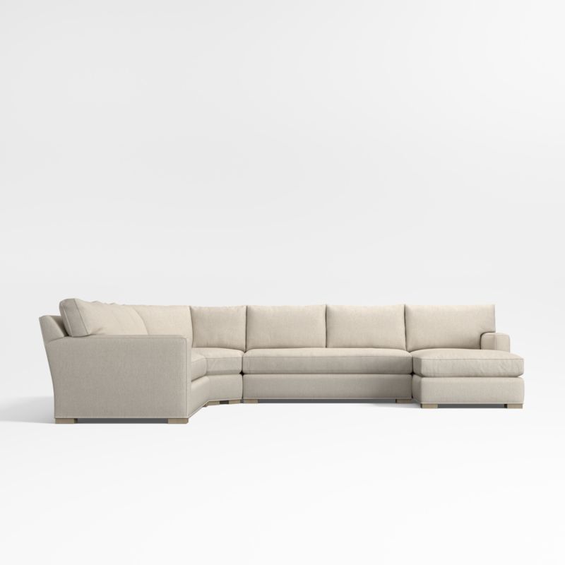 Axis Bench 4-Piece Wedge Sectional Sofa with Chaise Lounge - image 2 of 6