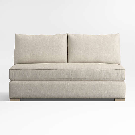Axis Bench Armless Loveseat Sectional Piece