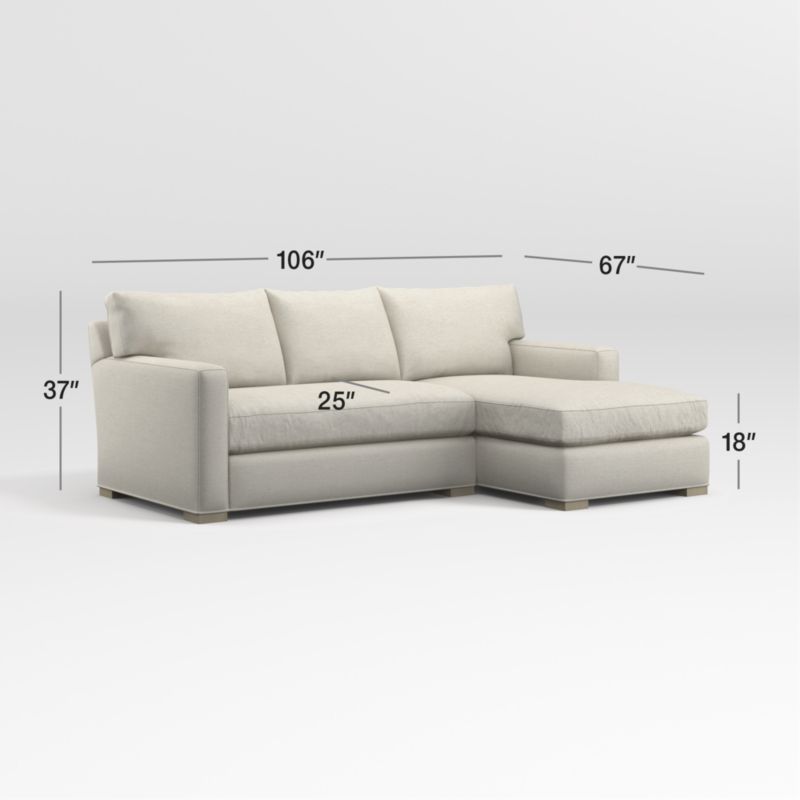 View Axis Bench 2-Piece Sectional Sofa - image 3 of 10