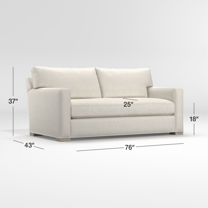 View Axis Bench Apartment Sofa - image 2 of 10