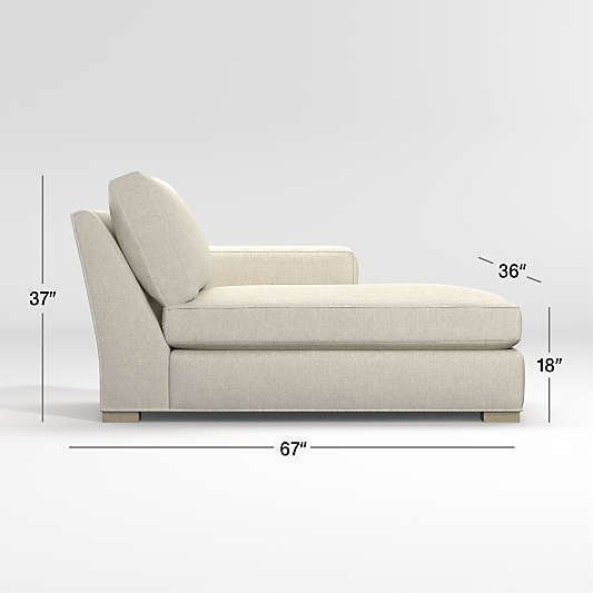 Axis Right-Arm Chaise Lounge Sectional Piece