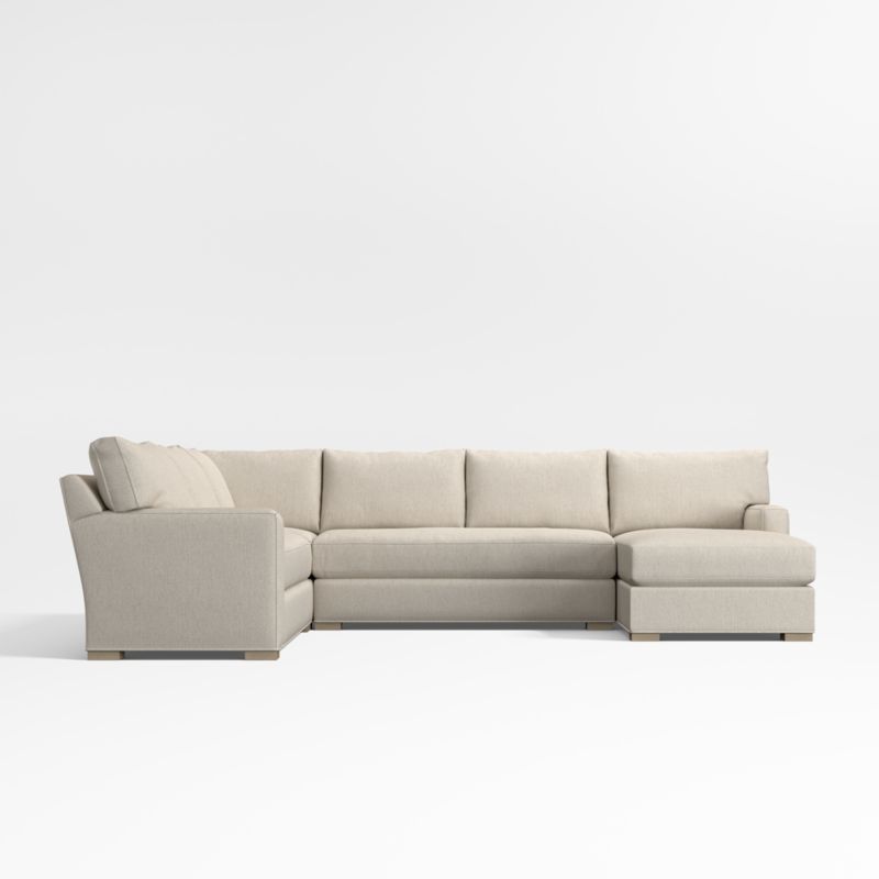 Axis Classic Bench 4-Piece Corner Sectional Sofa with Chaise Lounge - image 3 of 7