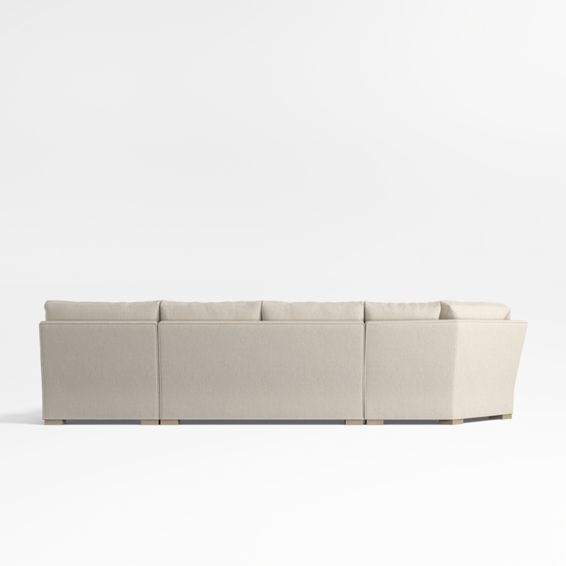Axis Classic 4-Piece L-Shaped Wedge Bench Sectional Sofa with Chaise Lounge - image 12 of 12