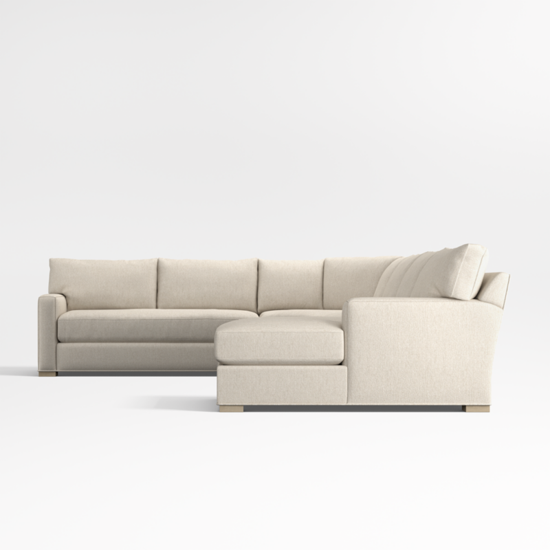 Axis Classic 4-Piece L-Shaped Wedge Bench Sectional Sofa with Chaise Lounge - image 11 of 12