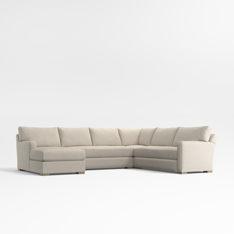 Axis Classic 4-Piece L-Shaped Bench Sectional Sofa with Chaise Lounge - image 0 of 12