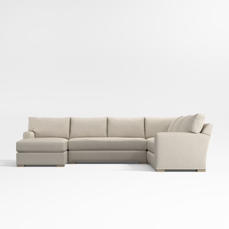 Axis Classic Bench 4-Piece Corner Sectional Sofa with Chaise Lounge - image 3 of 7