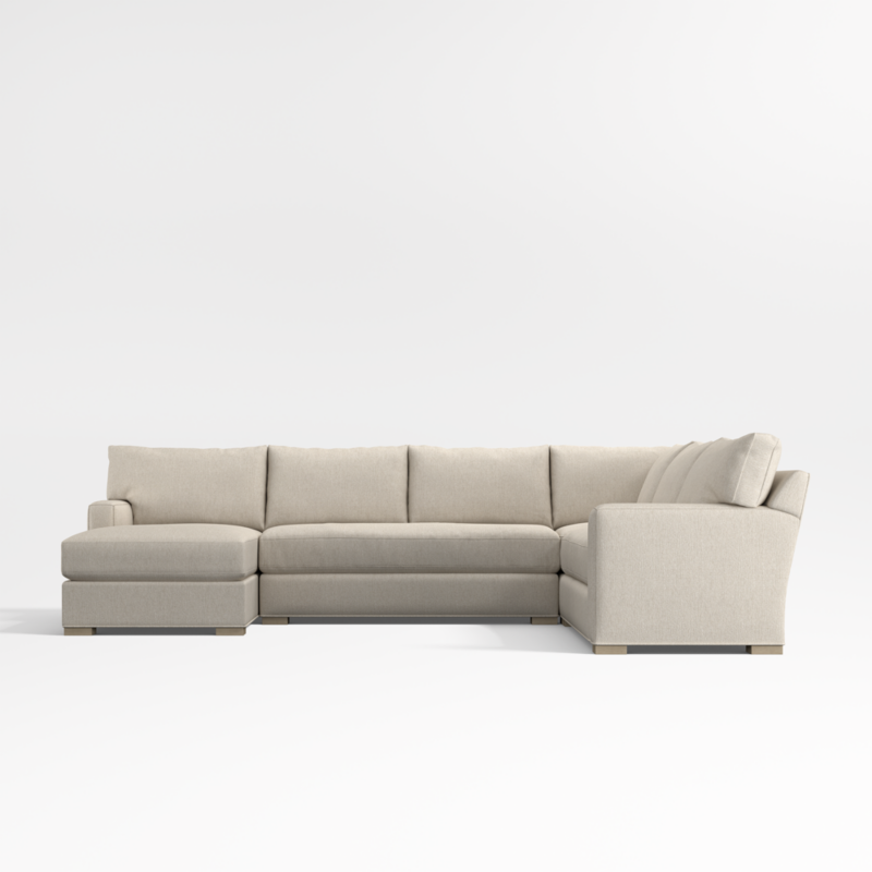 Axis Classic 4-Piece L-Shaped Bench Sectional Sofa with Chaise Lounge - image 10 of 12