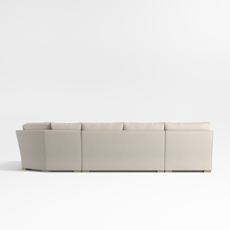 Axis Classic 4-Piece L-Shaped Wedge Bench Sectional Sofa with Chaise Lounge - image 12 of 12