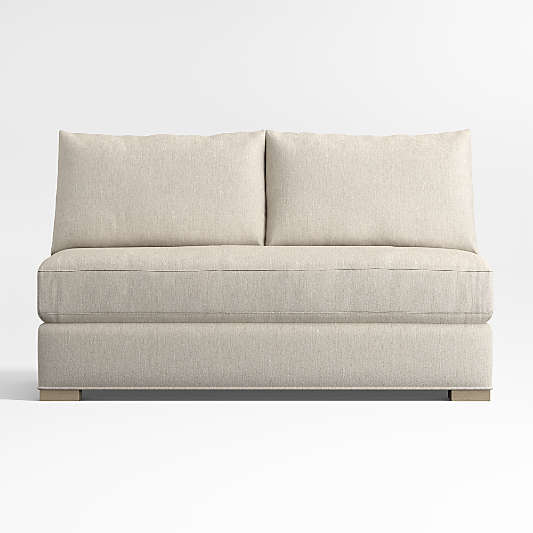 Axis Classic Armless Bench Loveseat Sectional Piece